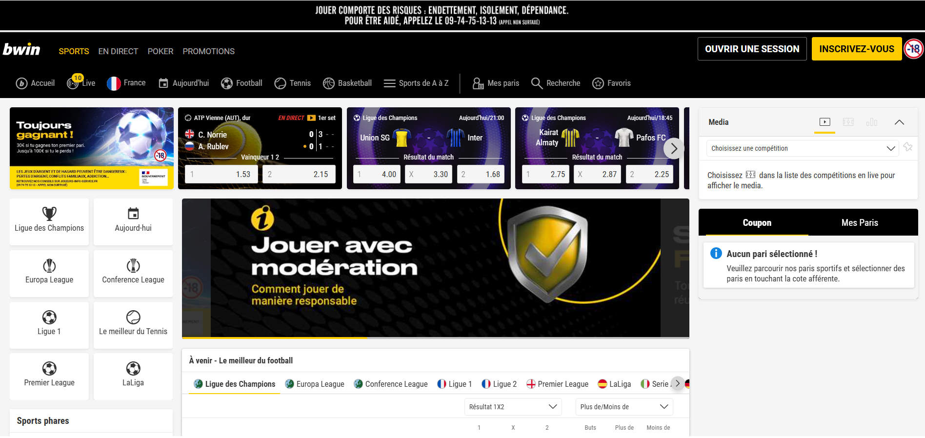 bwin - Casino en ligne sérieux et historique