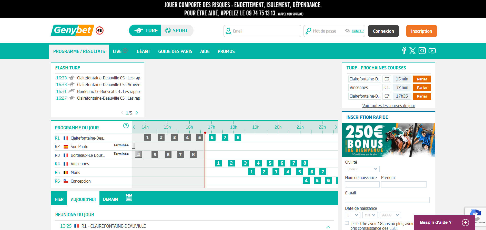 Genybet - Casino en ligne sérieux et expertise turf