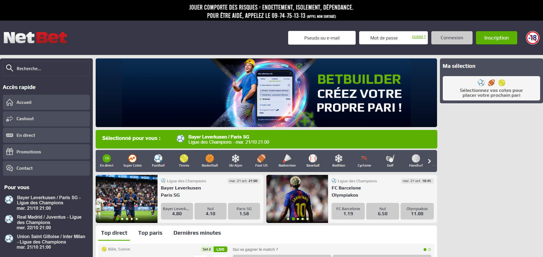 NetBet - Casino en ligne certifié et fiable 2026