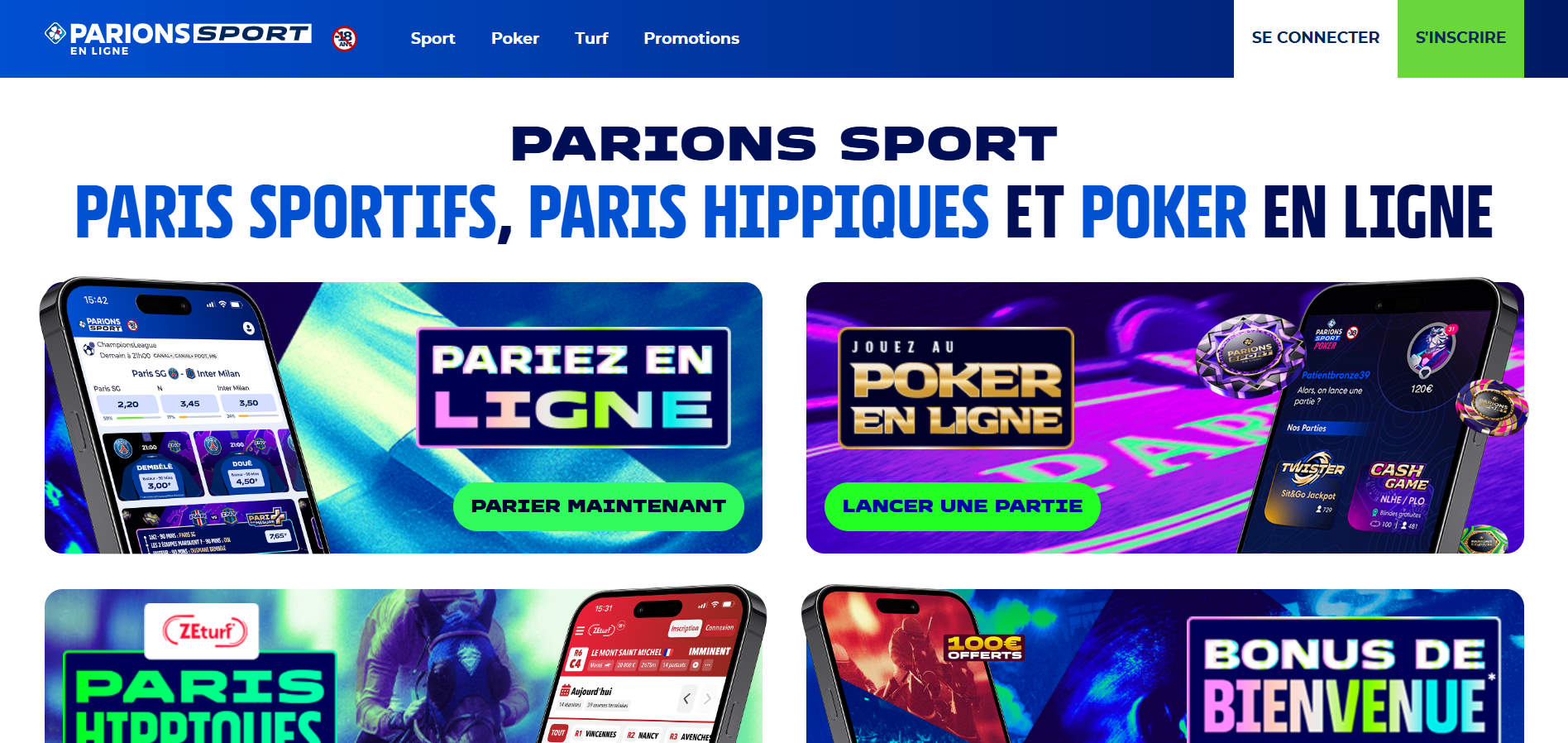 Parions Sport - Casino en ligne fiable FDJ